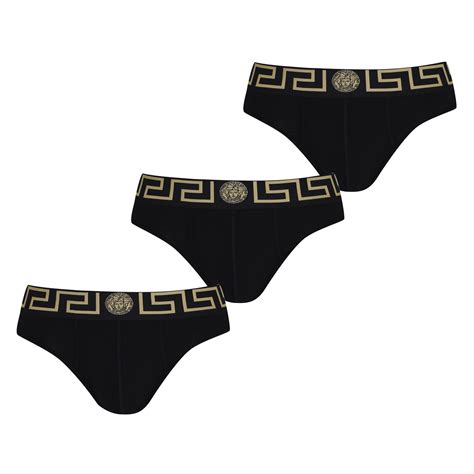 black versace briefs|Versace briefs 3 pack.